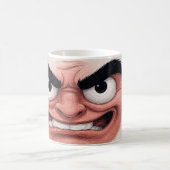 Mug "Je déteste les lundis" - Le visage en colère (Centre)