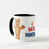 Mug Je déteste lundi (Devant gauche)