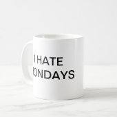 MUG JE DÉTESTE LUNDI (Devant gauche)