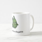 Mug Je déteste lundi ! ! ! ! Poissons (Devant droit)