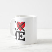 Mug Je déteste Ne - Nébraska (Devant gauche)