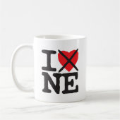 Mug Je déteste Ne - Nébraska (Gauche)
