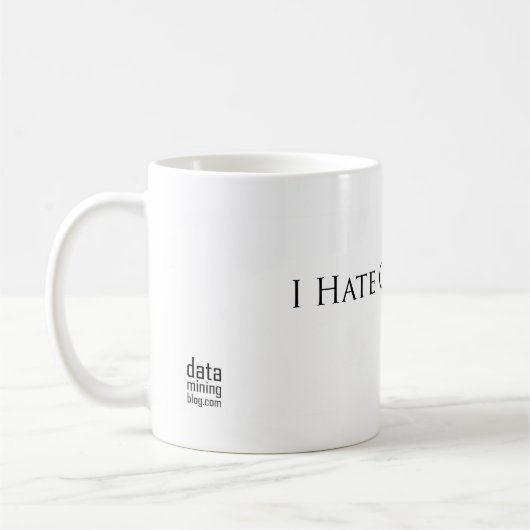 Mug Je déteste Overfitting (Gauche)
