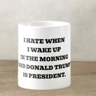 Mug Je déteste quand. Je me réveille