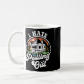 Mug Je déteste sortir drôle caravane camping remorque (Gauche)