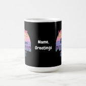 Mug Je déteste sortir la drôle conception de camping-c (Centre)