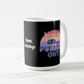 Mug Je déteste sortir la drôle conception de camping-c (Devant droit)
