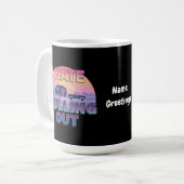 Mug Je déteste sortir la drôle conception de camping-c (Devant gauche)