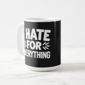 Mug Je déteste tout (Devant gauche)