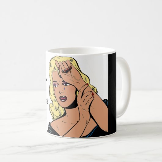 Mug Je déteste vraiment lundi (Devant droit)