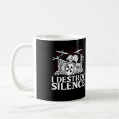 Mug Je détruit Silence Drummer Musician Drumsticks (Gauche)