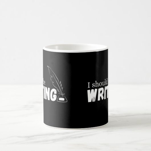 Mug Je devrais écrire : Mots pour stimuler la créativi (Centre)