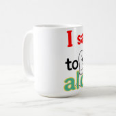 Mug Je dis NON à l'alcool (Devant gauche)