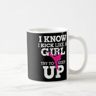 Mug Je donne des coups de pied comme une fille - Fille