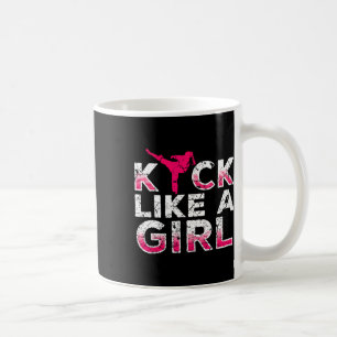 Mug Je donne des coups de pied comme une fille - kickb