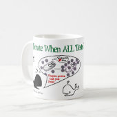 Mug Je donnerai quand par RoseWrites (Devant gauche)