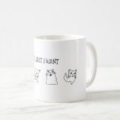 Mug Je fais ce que je veux (Devant droit)