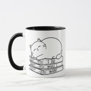 Mug Je fais ce que je veux Design de citation drôle et