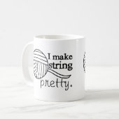 Mug Je Fais Chaîne Joli Fil + Artisanat (Devant gauche)