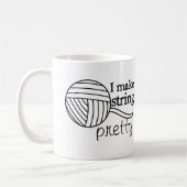 Mug Je Fais Chaîne Joli Fil + Artisanat (Gauche)