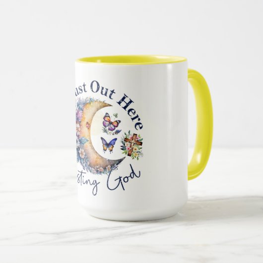 Mug Je fais confiance à Dieu. (Devant droit)