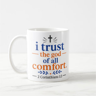 Mug Je fais confiance au Dieu de tout réconfort Citati