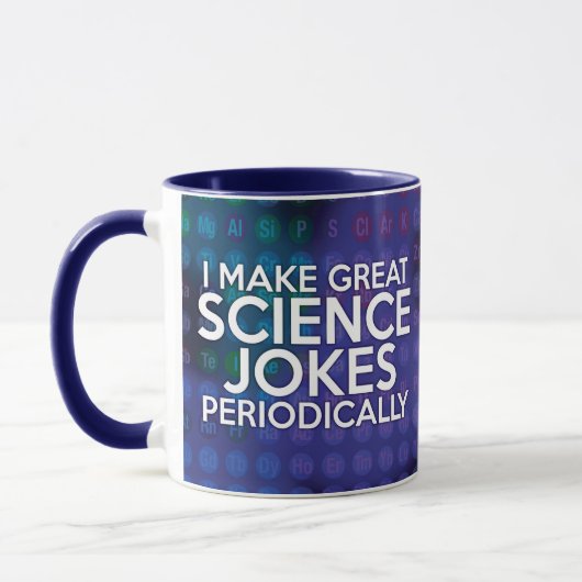 MUG JE FAIS DE GRANDS JOKES SCIENTIFIQUES PÉRIODIQUEME (Gauche)