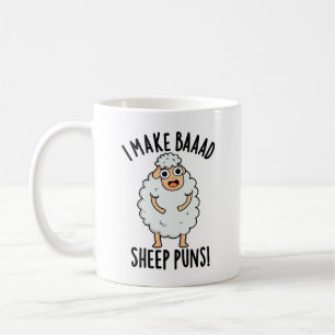 Mug Je Fais De Mauvais Puns De Moutons Drôle Animal Pu