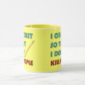 Mug Je fais du crochet, (Centre)