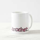 Mug je fais du crochet (Devant droit)