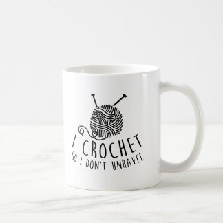 Mug Je fais du crochet ainsi je ne me démêle pas
