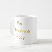Mug Je fais du Dogging aujourd'hui (Devant gauche)