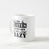 Mug Je Fais Du Pilates Pour Brûler La Citation Dingue (Devant gauche)