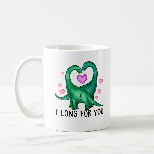 Mug Je fais du temps pour toi Dinosaure Dinosaure La S (Gauche)