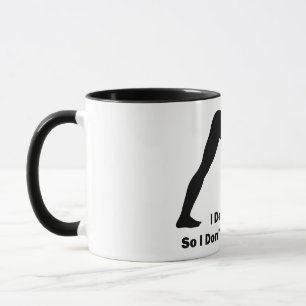 Mug Je fais du yoga pour ne pas vous frapper image fém