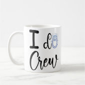 Mug Je fais Fête des mariées de Mariage d'équipage (Gauche)