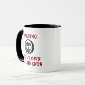 Mug Je fais mes propres expériences - Grunge de scient (Devant gauche)