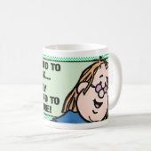 Mug Je Fais Preuve De Travail (Devant droit)