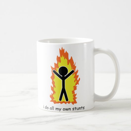 Mug Je fais tout mes propres cascades (Droite)