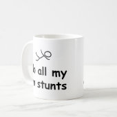 Mug Je fais tout mes propres cascades (Devant gauche)