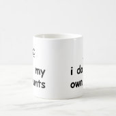 Mug Je fais tout mes propres cascades (Centre)