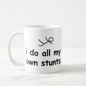 Mug Je fais tout mes propres cascades (Gauche)