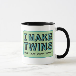 Mug JE FAIS TWINS, quelle est ta superpuissance ?