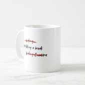 Mug Je fais une pause (Devant gauche)