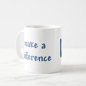 Mug Je ferai une différence (Devant gauche)
