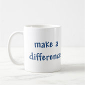 Mug Je ferai une différence (Gauche)