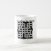 Mug Je ferais plutôt des mots croisé ! (Centre)