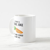 Mug Je ferais Une Plaisanterie Veggie (Devant gauche)