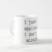 Mug Je fixe juste des appareils que je ne fais pas des (Devant gauche)