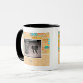 Mug Je fixe le chiot (Devant gauche)